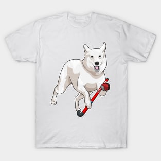 Dog Hockey Hockey stick T-Shirt